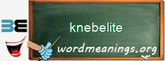 WordMeaning blackboard for knebelite